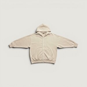 Yeezy Season 4 Boxy Zip Up Hoodie Beige Large
